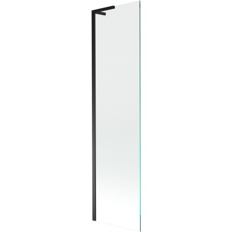 Mexen Next L egyfalú kádparaván 1-szárnyú 50 x 150 cm, átlátszó, fekete - 895-050-000-03-00-70