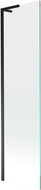 Mexen Next L egyajtós kádparaván 50 x 150 cm, átlátszó, fekete - 895-050-000-03-00-70