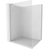 Mexen Kioto L perete duș Walk-in 80 x 200 cm, transparent, crom - 800-080-103-01-09