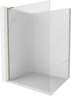 Mexen Kioto L perete de duș Walk-in 80 x 200 cm, transparent, aurie - 800-080-103-50-09
