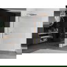Mexen Kioto L perete de duș Walk-in 70 x 200 cm, transparent, aur roz - 800-070-103-60-09