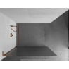 Mexen Kioto L perete de duș Walk-in 100 x 200 cm, prăfuit, aur roz - 800-100-103-60-09