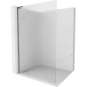 Mexen Kioto L perete dus Walk-in 70 x 200 cm, prăfuit, gri gun metal periat - 800-070-103-66-09