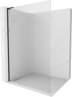 Mexen Kioto L perete de duș Walk-in 70 x 200 cm, dungi, negru - 800-070-103-70-09