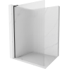 Mexen Kioto L perete duș Walk-in 100 x 200 cm, transparent, negru - 800-100-103-70-09