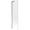 Mexen Next L fürdőkádparaván 1-szárnyú 50 x 150 cm, átlátszó, gun metal - 895-050-000-03-00-95