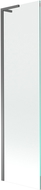Mexen Next L fürdőkádparaván 1-szárnyú 50 x 150 cm, átlátszó, gun metal - 895-050-000-03-00-95