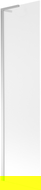 Mexen Next L paravan cadă, un singur panou, 50 x 150 cm, mat, crom - 895-050-000-03-30-01