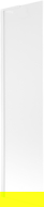 Mexen Next L paravan de cadă 1-panou 50 x 150 cm, mat, alb - 895-050-000-03-30-20