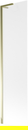 Mexen Next L kádparaván 1-szárnyú 50 x 150 cm, matt, arany - 895-050-000-03-30-50