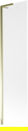 Mexen Next L paravan de baie cu 1 panou 50 x 150 cm, mat, auriu - 895-050-000-03-30-50