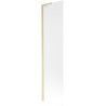 Mexen Next L paravan de cadă 1-fluture 50 x 150 cm, înghețat, auriu periat - 895-050-000-03-30-55
