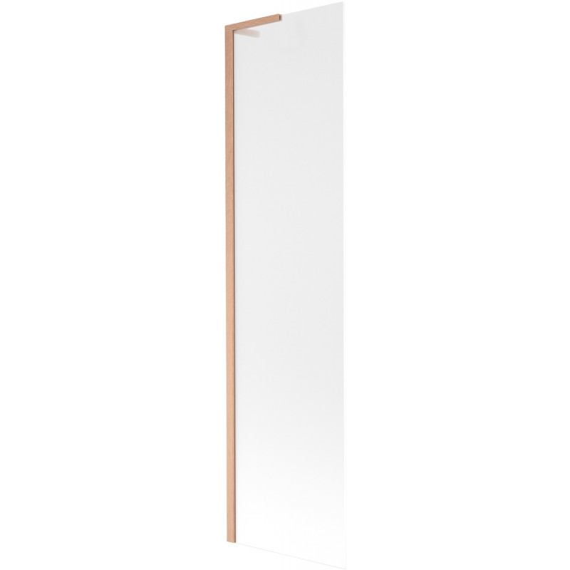 Mexen Next L paravan cadă unghiular 1-foaie 50 x 150 cm, mat, cupru periat - 895-050-000-03-30-65