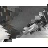 Mexen Next L fürdőkád paraván, 1 ajtós, 50 x 150 cm, grafit, króm - 895-050-000-03-40-01