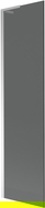 Mexen Next L paravan baie 1-panou 50 x 150 cm, grafit, crom - 895-050-000-03-40-01
