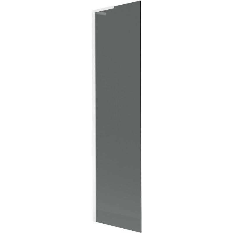 Mexen Next L paravan de cadă 1-canat 50 x 150 cm, grafit, alb - 895-050-000-03-40-20