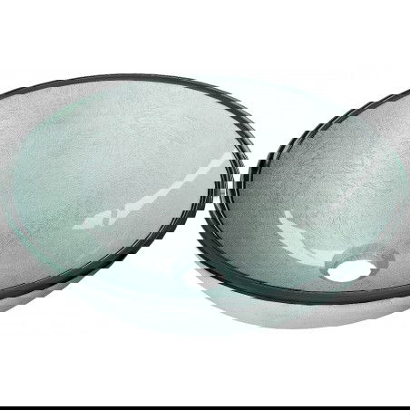 Mexen Mira pultra szerelhető üveg mosdókagyló 42 x 42 cm, ezüst - 24124211