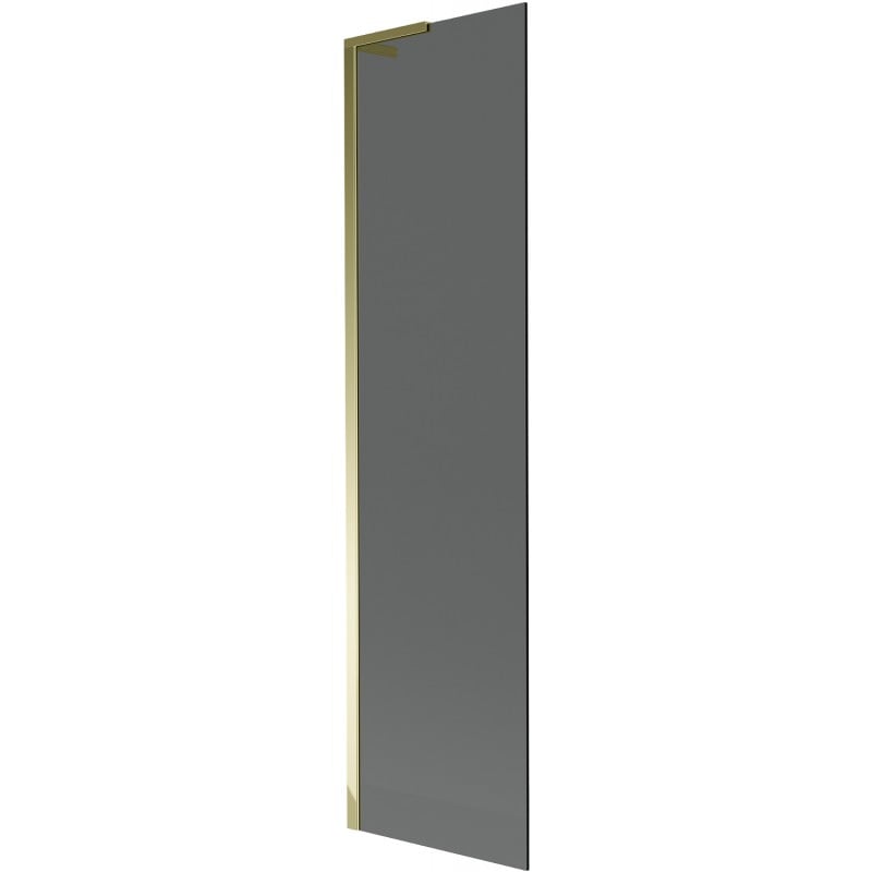Mexen Next L paravan pentru cadă cu 1 canat 50 x 150 cm, grafit, auriu - 895-050-000-03-40-50