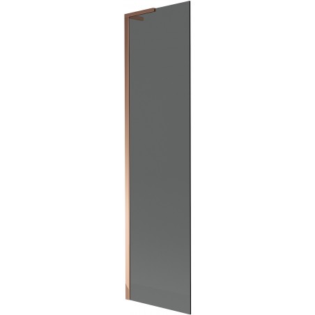 Mexen Next L paravan de cadă 1-canată 50 x 150 cm, grafit, aur roz - 895-050-000-03-40-60