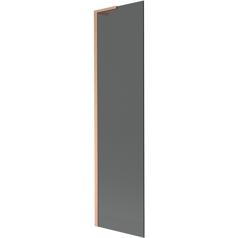 Mexen Next L paravan pentru cadă cu 1 aripă 50 x 150 cm, grafit, cupru periat - 895-050-000-03-40-65