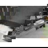 Mexen Next L paravan de cadă 1-canat 50 x 150 cm, grafit, nichel periat - 895-050-000-03-40-97