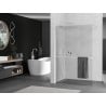 Mexen Kioto+ panou de duș cu suport Walk-in 130 x 200 cm, transparent, alb - 800-130-121-20-00