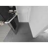 Mexen Kioto+ panou de duș cu suport Walk-in 130 x 200 cm, transparent, alb - 800-130-121-20-00