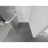 Mexen Kioto+ panou de duș cu suport Walk-in 100 x 200 cm, mat, alb - 800-100-121-20-30