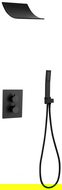 Mexen Salto set de duș încastrat, negru - 7604-02-70