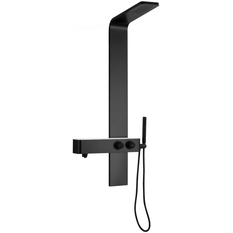 Mexen Sund zuhanypanel, fekete - 7620-02-70