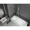 Mexen Next L perete pentru cadă 1-aripa 90 x 150 cm, transparent, alb - 895-090-000-03-00-20