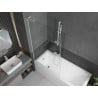 Ecran cadă Mexen Next L 1-folie 100 x 150 cm, transparent, alb - 895-100-000-03-00-20