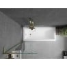 Mexen Next L panou pentru cadă, cu un singur panou, 60 x 150 cm, transparent, auriu - 895-060-000-03-00-50