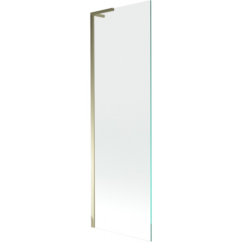 Mexen Next L panou pentru cadă, cu un singur panou, 60 x 150 cm, transparent, auriu - 895-060-000-03-00-50