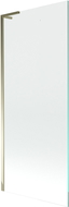 Mexen Next L egy szárnyú zuhanyfal 80 x 150 cm, átlátszó, arany - 895-080-000-03-00-50