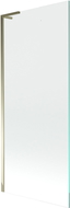 Mexen Next L kádparaván 1-szárnyú 80 x 150 cm, átlátszó, arany - 895-080-000-03-00-50