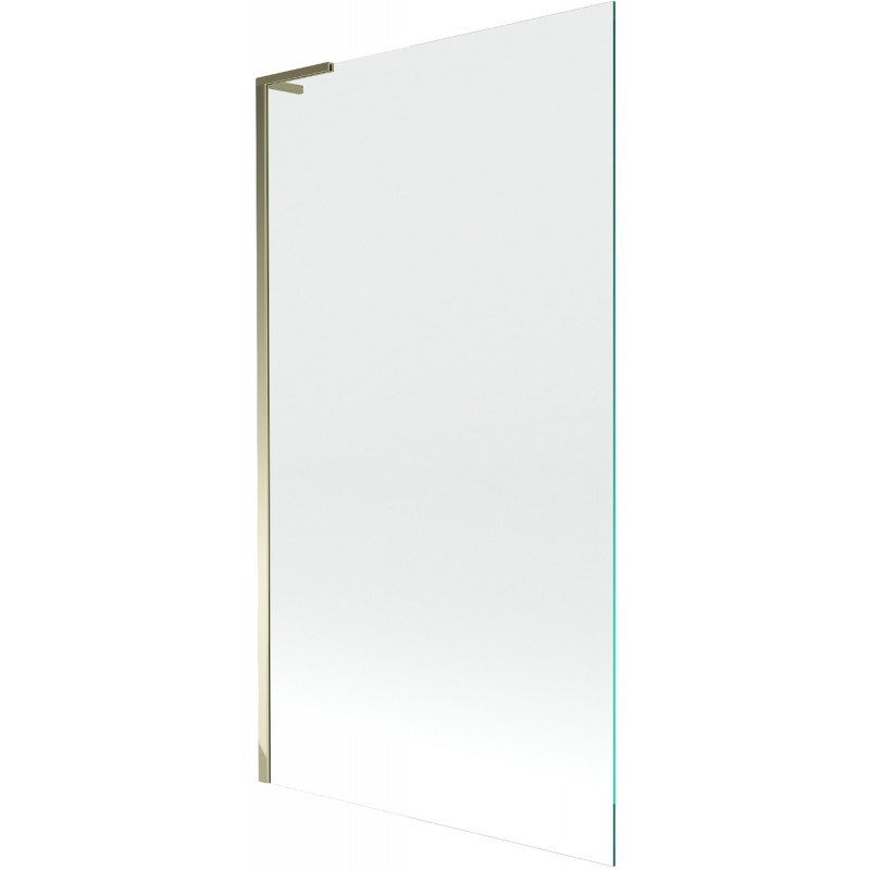 Mexen Next L fürdőkád paraván 1-szárnyú 100 x 150 cm, átlátszó, arany - 895-100-000-03-00-50