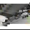 Mexen Next L paravan de cadă 1-bucată 70 x 150 cm, transparent, auriu periat - 895-070-000-03-00-55