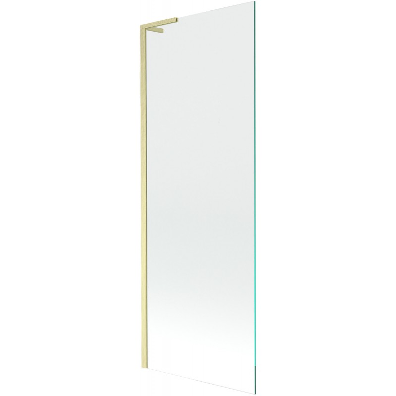 Mexen Next L paravan de cadă 1-bucată 70 x 150 cm, transparent, auriu periat - 895-070-000-03-00-55