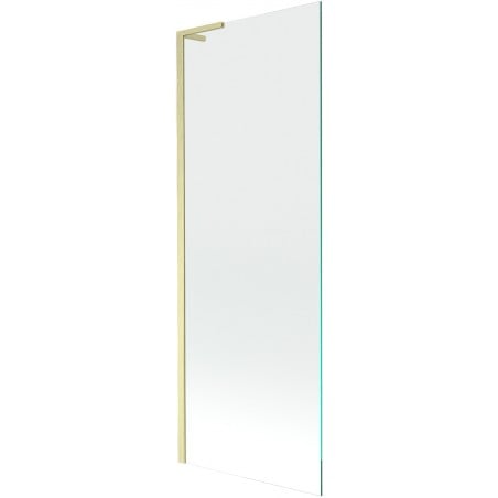 Mexen Next L fürdőkád paraván 1-szárnyú 70 x 150 cm, átlátszó, arany kefézett - 895-070-000-03-00-55