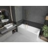Mexen Next L paravan pentru cadă 1-canată 80 x 150 cm, transparent, auriu periat - 895-080-000-03-00-55