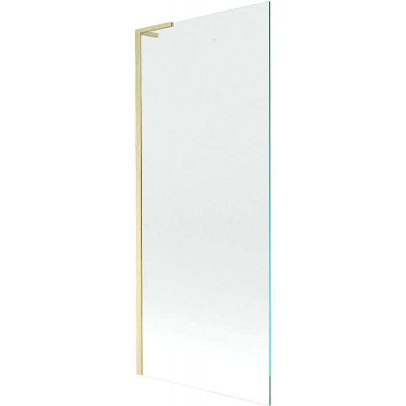 Mexen Next L paravan pentru cadă 1-canată 80 x 150 cm, transparent, auriu periat - 895-080-000-03-00-55