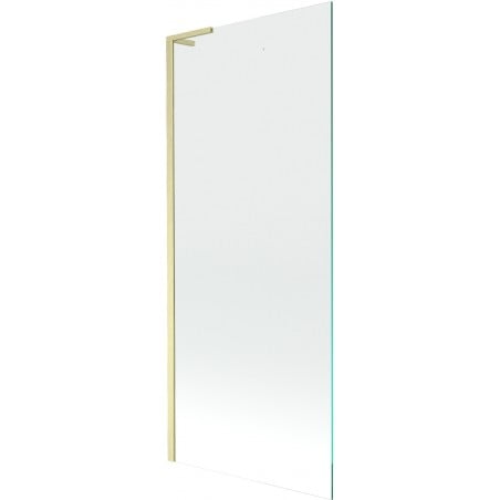 Mexen Next L paravan pentru cadă 1-canată 80 x 150 cm, transparent, auriu periat - 895-080-000-03-00-55
