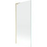 Mexen Next L paravan pentru cadă 1-canată 80 x 150 cm, transparent, auriu periat - 895-080-000-03-00-55