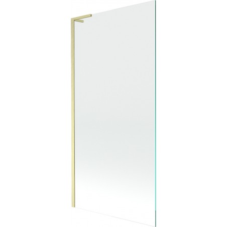 Paravan cadă Mexen Next L cu 1 panou 90 x 150 cm, transparent, auriu periat - 895-090-000-03-00-55