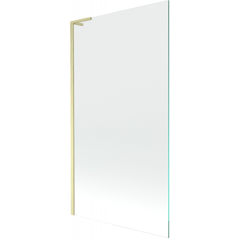 Mexen Next L paravan cadă 1-batant 100 x 150 cm, transparent, auriu periat - 895-100-000-03-00-55