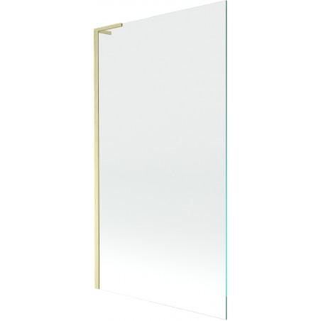 Mexen Next L paravan cadă 1-batant 100 x 150 cm, transparent, auriu periat - 895-100-000-03-00-55
