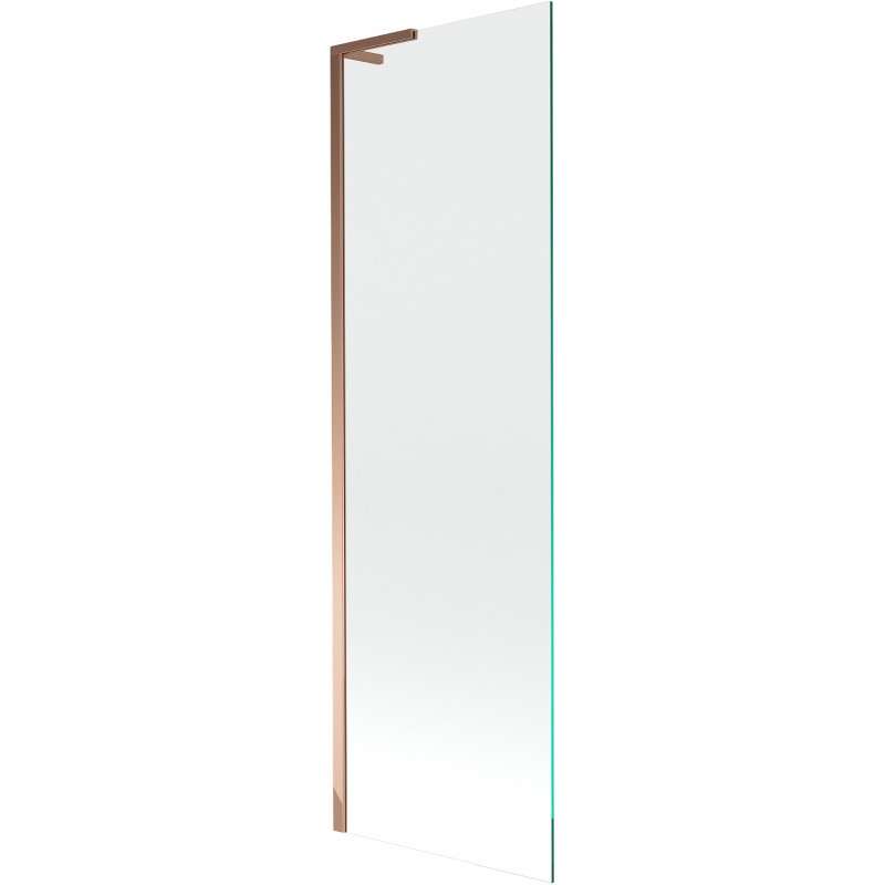 Mexen Next L paravan de cadă cu 1 panou 60 x 150 cm, transparent, aur roz - 895-060-000-03-00-60