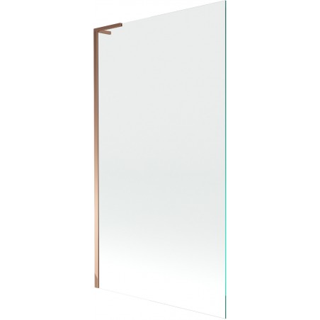 Mexen Next L paravan de baie 1-panou 100 x 150 cm, transparent, aur roz - 895-100-000-03-00-60