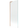 Mexen Next L kádparaván 1-szárnyú 70 x 150 cm, átlátszó, csiszolt réz - 895-070-000-03-00-65
